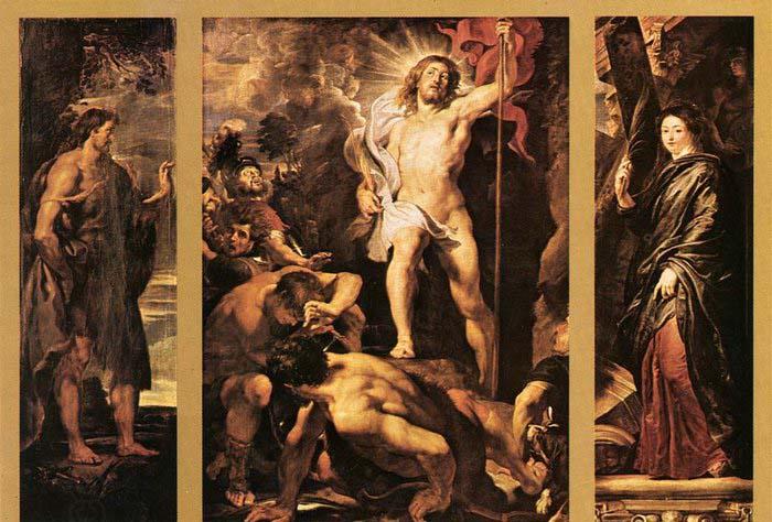 RUBENS, Pieter Pauwel The Resurrection of Christ China oil painting art